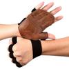 1 Pair Non-Slip Ventilated Gym Wristband Four-finger Fitness Workout Gloves Gym/Fitness