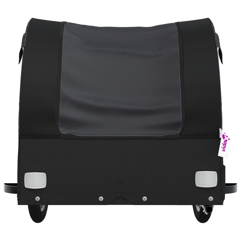 Bicycle Trailer Black 45 kg Iron