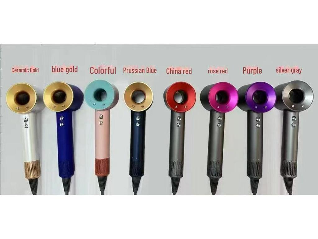 Высокоскоростной фен для волос с ионизацией без листьев: 5 в 1, мощный и быстросохнущий