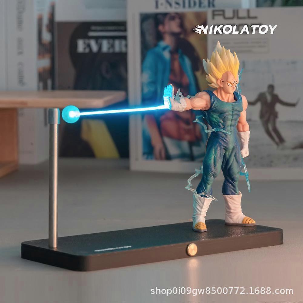Z Majin Vegeta Magnetic Night Light Anime Figure Desktop Decor 26CM Collectible Model