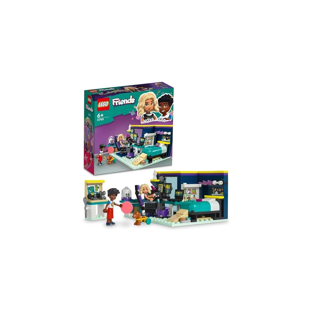 LEGO Friends Nova's Room Building Set Educational Toy for Kids Ages 6-9 41755