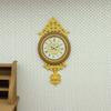 Simulated Dollhouse Wall Clock 1:12 Scale Doll Accessories Retro Miniature Wall Clock  Home Decor