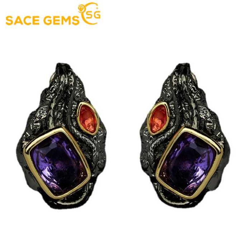 Sace Gems Классические серьги с цирконом из медного сплава для женщин, подарки на свадьбу