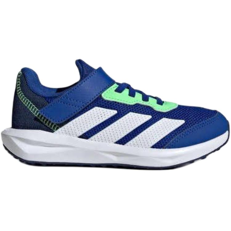 Adidas Faito Mesh Fabric EL Versatile Comfortable Non-Slip Wear-Resistant Low-Top Casual Shoes Kids Sneaker Blue White JQ8103