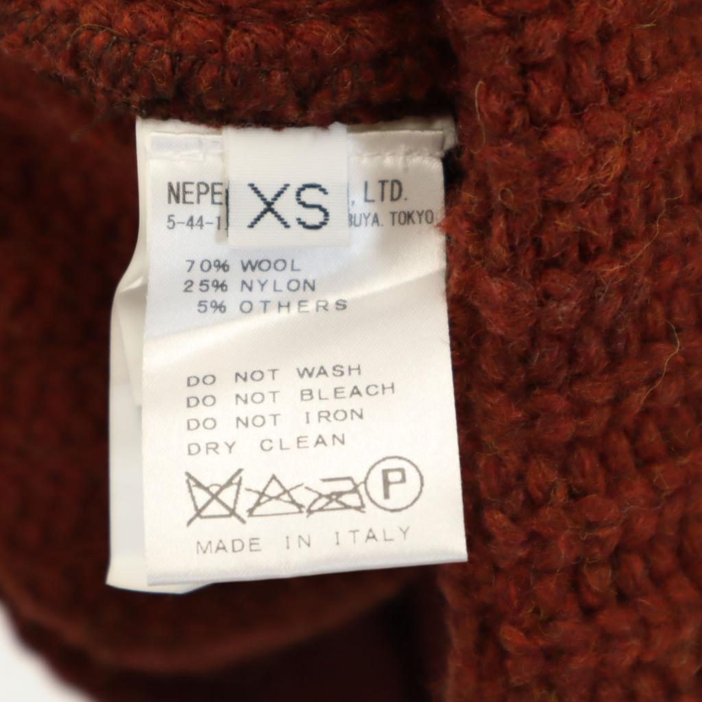 BARENA Made In Italy Wool Blend Shawl Collar Knit Jacket XS Double Button Women Used