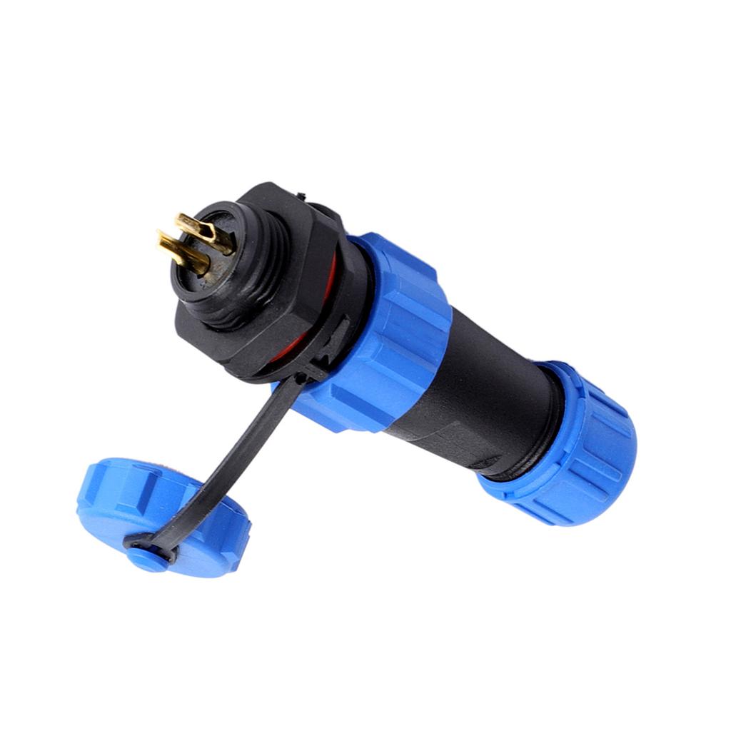 IP68 SP13 2-контактный водонепроницаемый пластиковый штекерный разъем ( 2Pin)