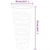 Plant Pot with Removable Liner White 18 45 L PP