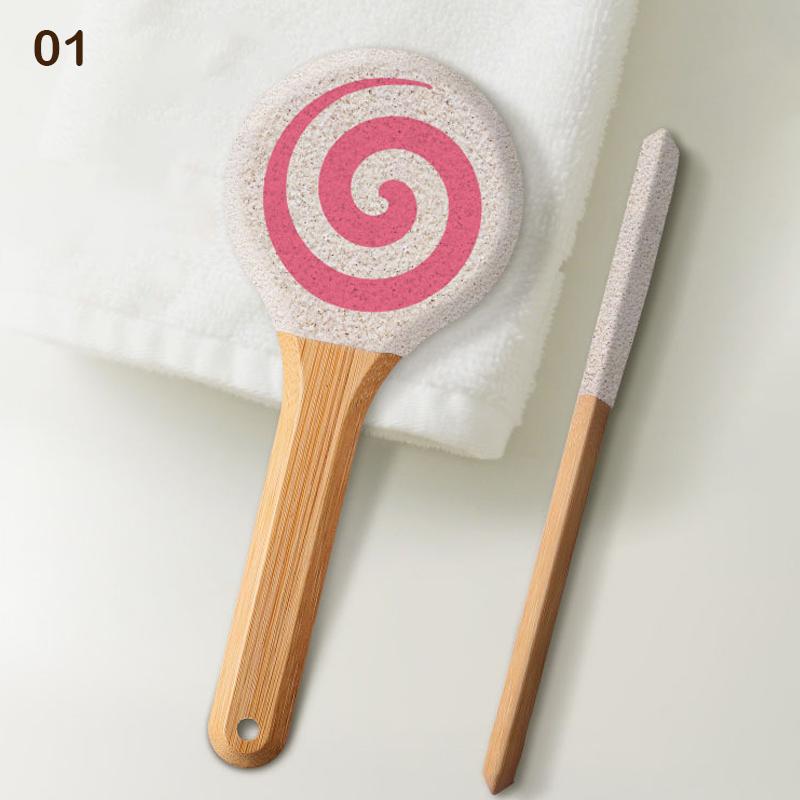 1 шт. Профессиональные пилки Двусторонний файл для ног Удаление мозолей для ног Деревянная терка для педикюра для выравнивания твердой грубой жесткой кожи