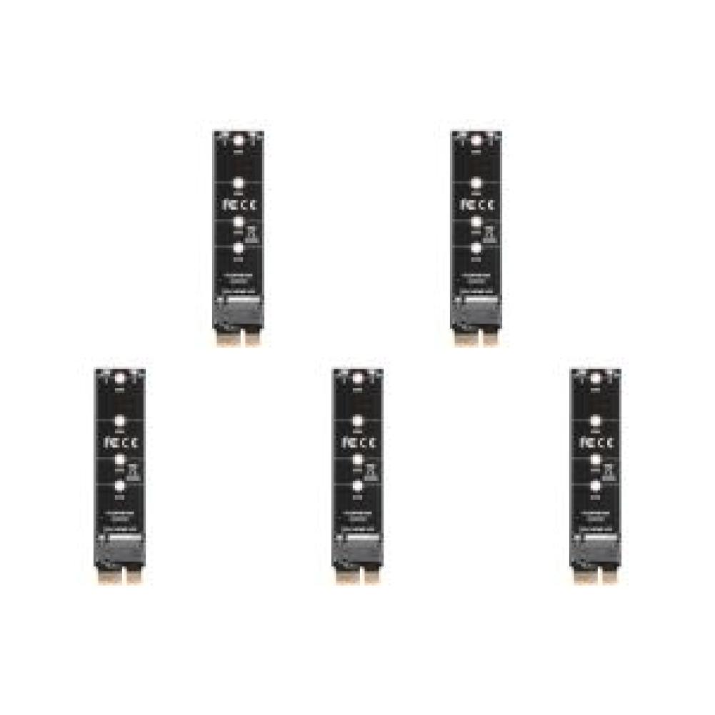 1/2/3/5 шт. Адаптер-карта расширения NVME M.2 на PCI E3.0 1X Высокоскоростная карта-конвертер M Key NGFF Модуль-конвертер