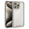 For iPhone 15 Pro Case Clear Acrylic+TPU Shockproof Anti-Scratch Phone Cover with Lens Film