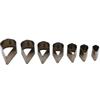 7Pcs Leather Punching Tools Drop Shape DIY Hole Punch Tool HighSpeed Steel Plastic Box