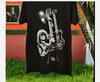 Jimmy Page with Gibson Double Neck Guitar, Led Zeppelin, Black Unisex T-Shirt