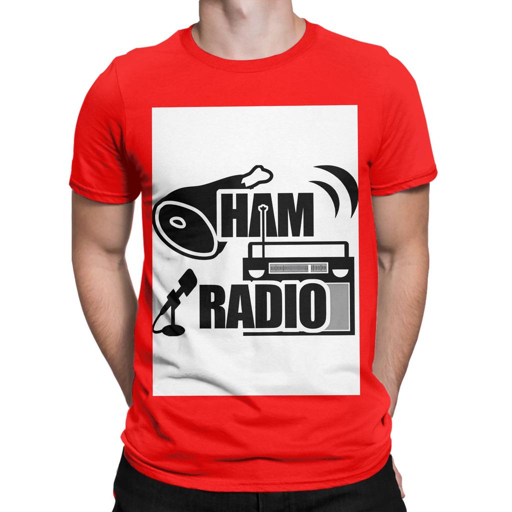Delicious Ham And The Radio Ham Radio Graphic 100 Cotton Tshirt Ham Radio Tees Tops For Unisex