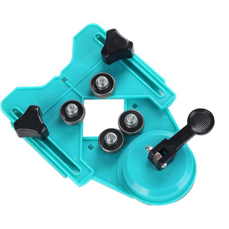 Инструмент для керамической плитки Стеклянный локатор Алмазная направляющая для позиционирования отверстия Направляющее отверстие для сверла Диапазон зажима Строительные инструменты