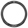 ANIE7 Carbon Fiber Keyring Leather Steering Wheel Cover Anti-Slip Grip For KIA RIO Ceed EV6 EV9 Stinger Forte Niro K9SoulSorentoCerato