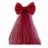 Bow 50x38cm Giant Bow Wall Backdrop Pink Iridescent Wine Red B Ribbon Wall Decoration Large Velvet Champagne Color