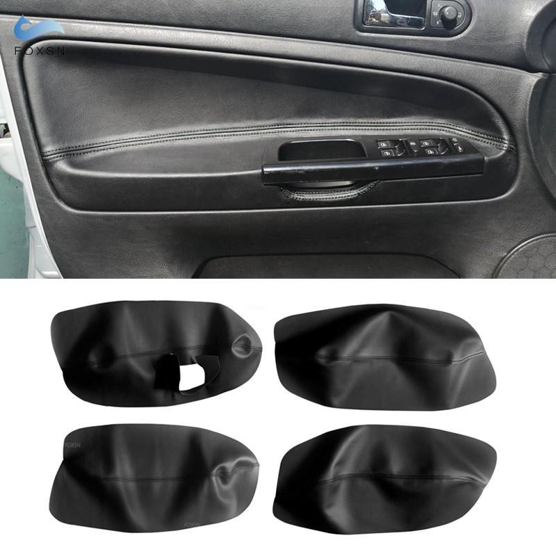 Левый руль из мягкой кожи, чехол на дверную панель для VW Passat B5 1998 1999 2000 2001 2002-2005, накладка на подлокотник двери автомобиля