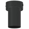Black Ceiling Spotlight with Adjustable Spotlights 6.5 x 6 x 11.5 cm Metal