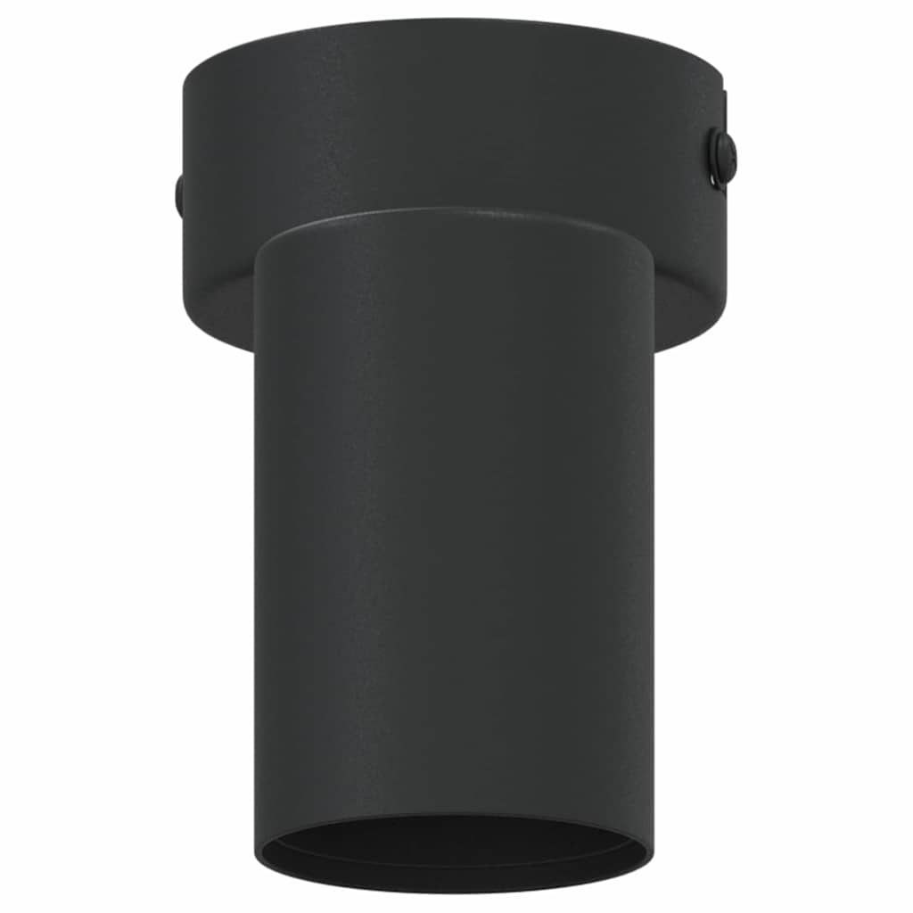 Black Ceiling Spotlight with Adjustable Spotlights 6.5 x 6 x 11.5 cm Metal