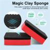 Car Scrub Pad Scrubing Sponge Auto Beauty Care Vechile Cleaning Scrubber Washer Washing Remove Contaminants Brush Tool