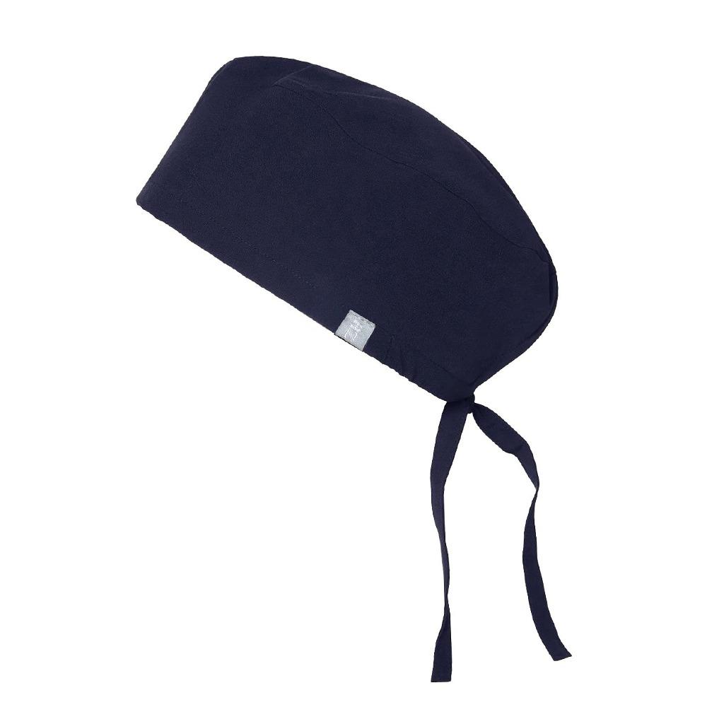 HeadCover Solid Scrub Cap Pure Color Operating Room Work Hat Beauty Unisex Hat Skullies Men Women