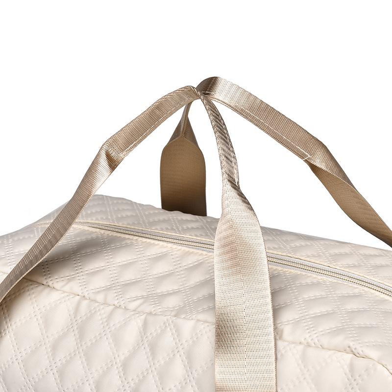 Однотонная дорожная сумка-тоут унисекс на молнии, многофункциональная, с отдельным отделением для обуви, большая вместимость для удобного хранения на открытом воздухе