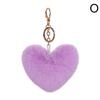 1 шт. ювелирные украшения мех пушистый любовь сердце брелки плюшевые шары помпоны сумочка аксессуары автомобиль