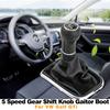 5-скоростная ручка переключения передач Gaitor Boot, черная искусственная кожа