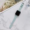 Apple Watch Plain Weave Тонкий Пояс с Прошивкой для Серий 5-10, Кожаный Ремешок iWatch S10