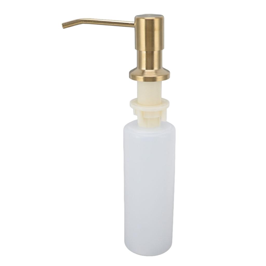 300ml Kitchen Sink Soap Dispenser Stainless Steel 360 Degrees Rotation Multifunctional Soap Dispenser for