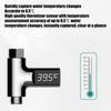 LED Display Bathing Temperature Meter Self-powered Shower Faucets Water Temperature Monitor  Home