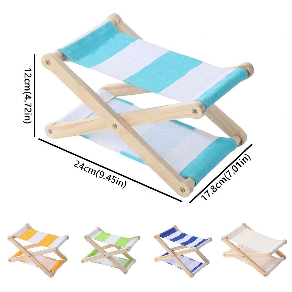 UV Resistant Folding Wooden Beach Pillow Portable Canvas Lounge Headrest Travel Pillow Household