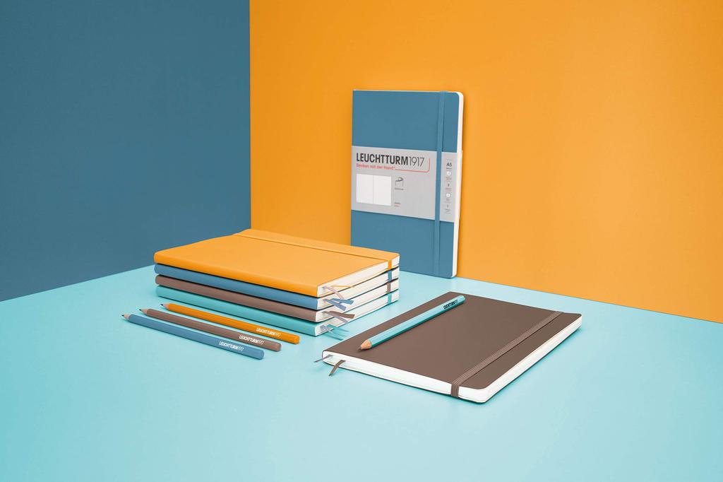LEUCHTTURM1917 Horizontal Soft Warm Officially Imported Notebook, A5, Ruled, Cover, Earth, 363412,