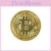 Памятная монета Bitcoin с металлическим основанием и акриловым дисплеем для деловых подарков
