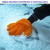 For Double Sided Plush Car Wash Gloves Scrubbing Car Foaming Cleaning Without Hurting Paint Five Finger Thickened Gloves