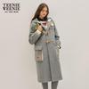 Teenie Weenie Women's Winter Boucle Wool Blend Hooded Toggle Coat