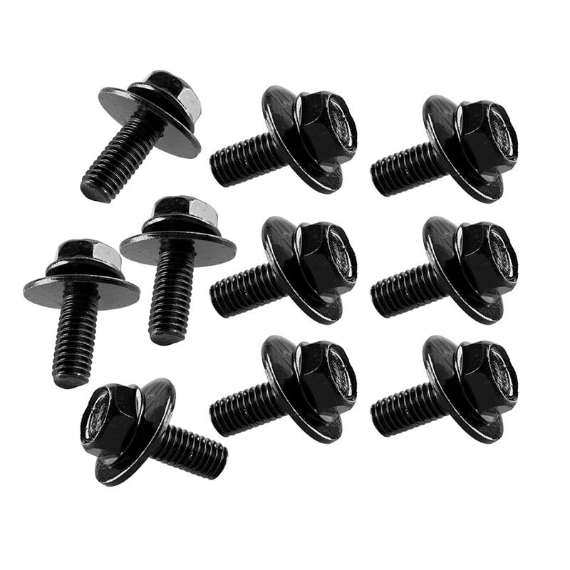 M6 Body Bolt U-Nut Clip Fastener Retainer Kit Fit for Honda Engine Cover Undertray Splash Shield Guard 150171197