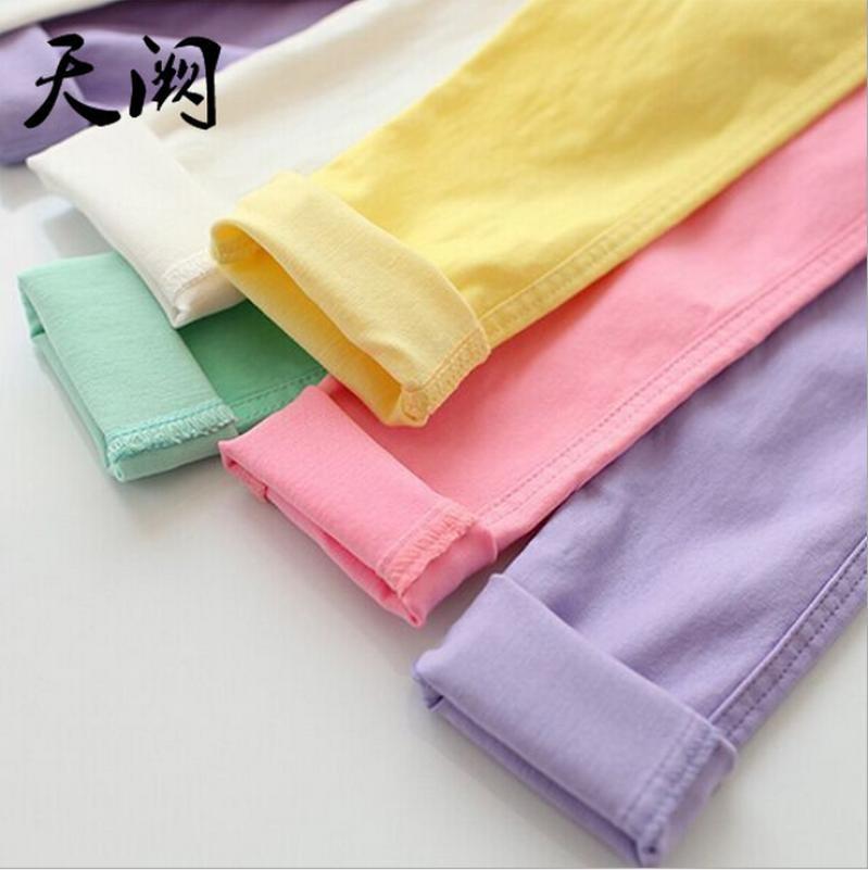 Baby Clothing Girls Jeans Candy Color Skinny Children Pants Baby Pants Toddler Girls Trousers