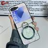 Для Samsung Z Flip 7FE Ультратонкий Магнитный Кольцо-держатель Мерцающий Чехол Для Samsung Z Flip 7 6 5 4 3 Для Magsafe Ударопрочный Чехол