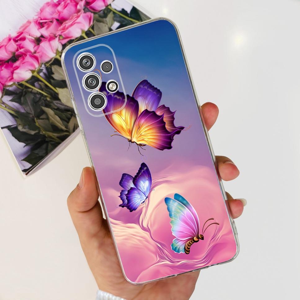 For Samsung Galaxy A23 5G A23 4G Case Cartoon Astronaut Cat Soft Silicone TPU Cover For Samsung A23 a23 6.6" Bumper Phone Case