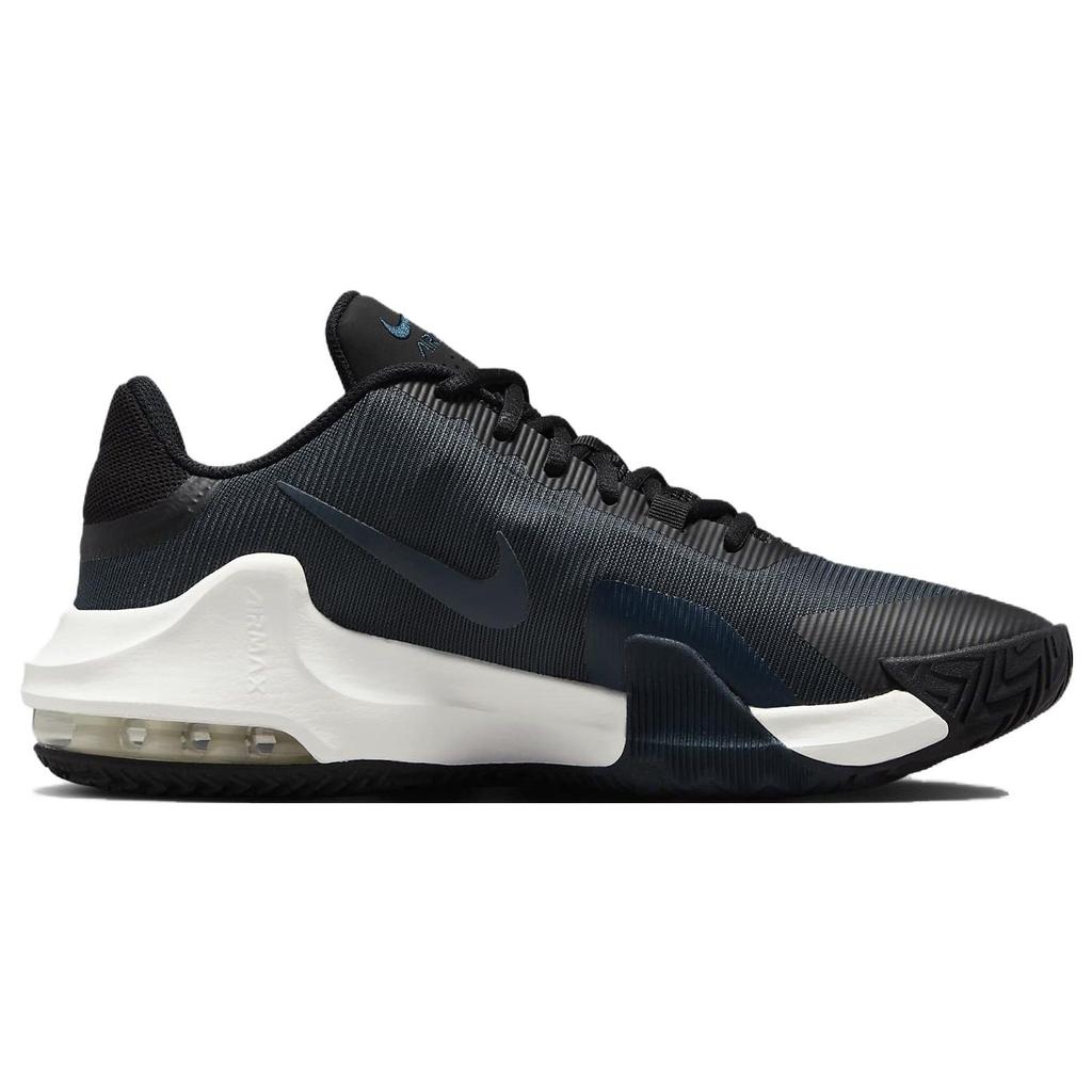 Nike Кроссовки Air Max Impact 4 Черный Армейский Синий Унисекс Саммит-Белый Чистый Платиновый DM1124-009