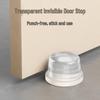 Прозрачный силиконовый стопор для двери без сверления и противоударная накладка