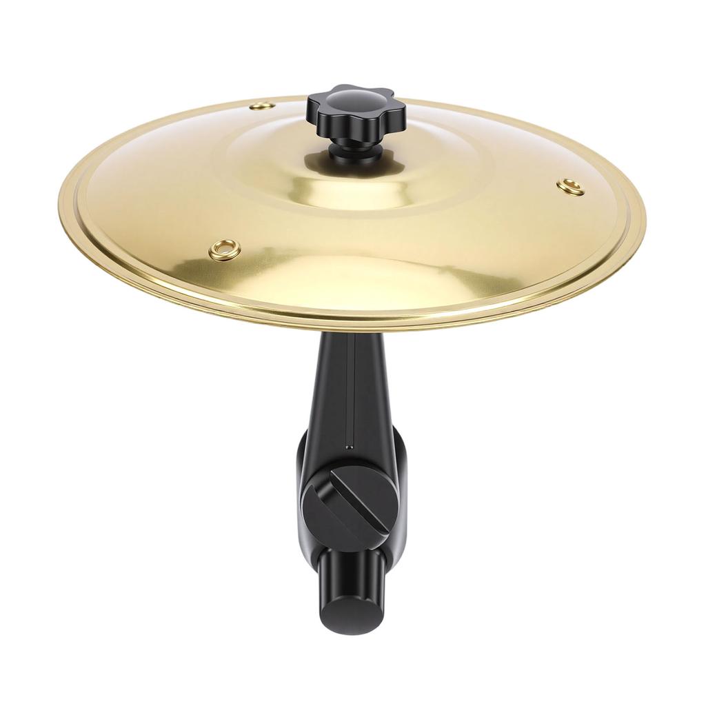 Автомобильный цимбал в вентиляционное отверстие из нержавеющей стали с двойным шаровым шарниром, цимбал на приборную панель, золотой с силиконовой подкладкой, золотой