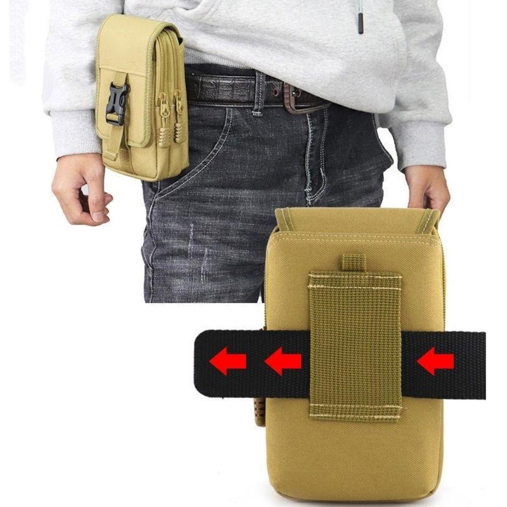 Belt Pouch Outdoor Oxford Mobile Phone Pouch Mobile Phone Case Cell Phone Holder Waist Fanny Pack