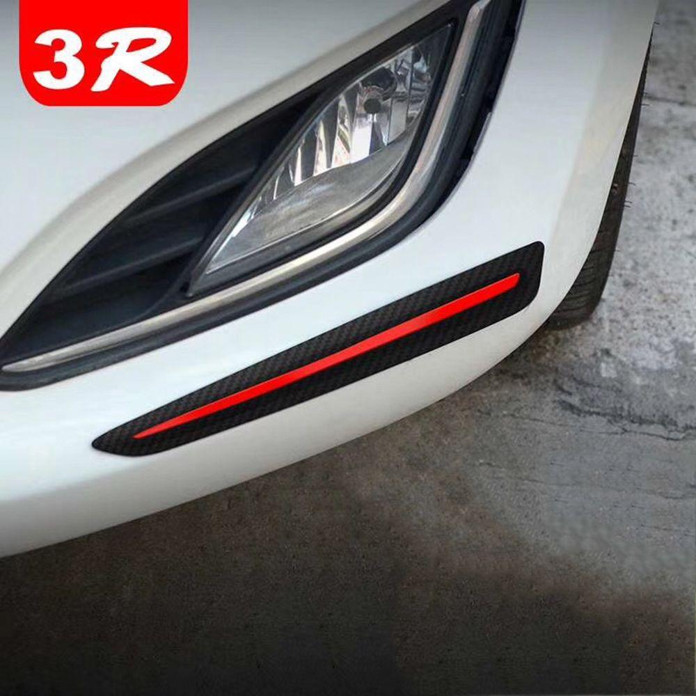 Auto Protection Front Rear Bumper Edge Corner Guards Anti-scratch Stickers Car Decoration Strip