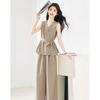 Women's Summer Chic V-neck Sleeveless Set