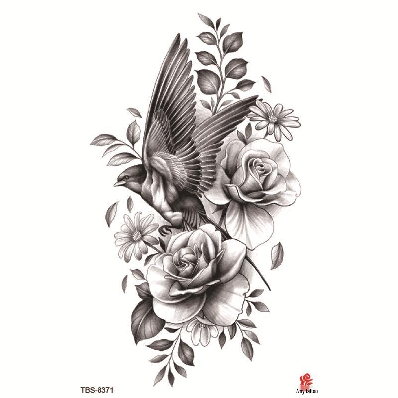 Набор маленьких водостойких тату-наклеек с тотемами и символами для предплечья