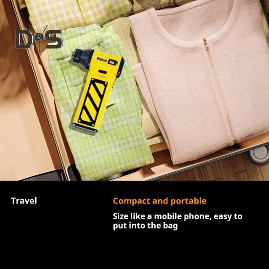 Электрический вентилятор для удаления пыли, мощный бесщеточный двигатель, регулируемая скорость, компактный дизайн, портативный ручной вентилятор