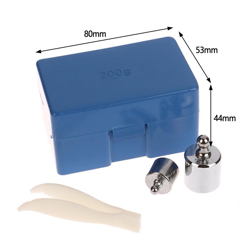 6 шт./наборов инструментов для домашней кухни 5 г 10 г 20 г 50 г 100 г грамм точный калибровочный комплект хромированное покрытие весы набор гирь