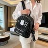 Школьная сумка японский мультфильм милый кролик Миффи сумка в горошек контрастный рюкзак студенческий большая вместимость для девочки рюкзак